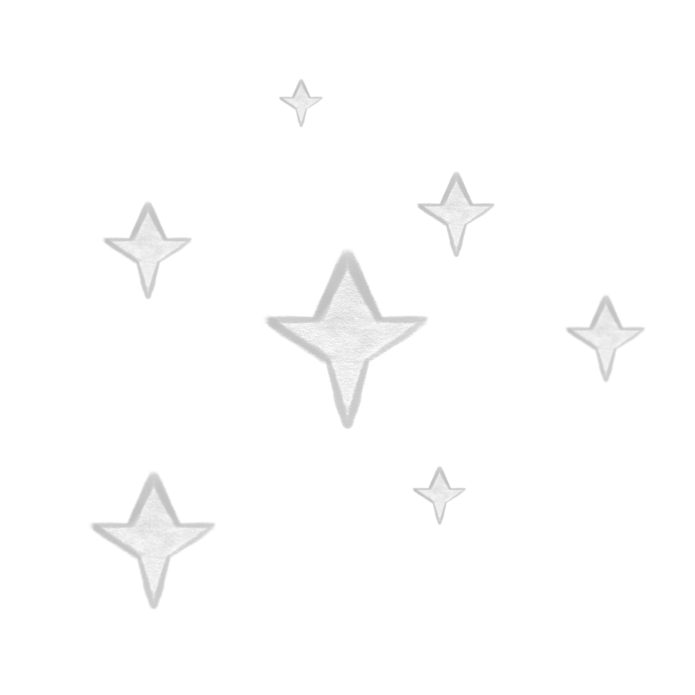 sparkles drawn with a pencil