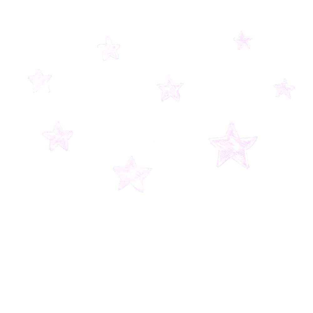stars drawn with a pencil